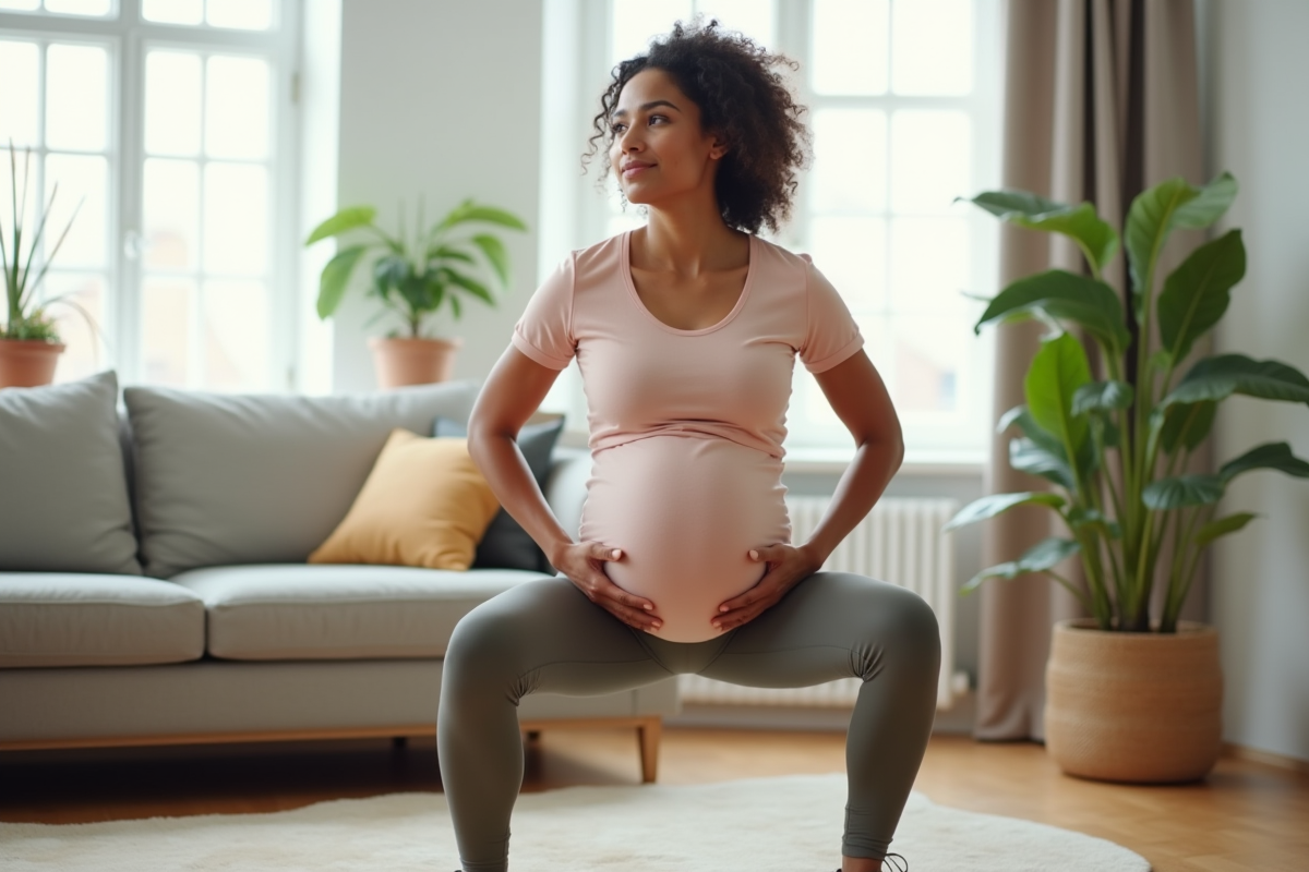 Bienfaits des squats pendant la grossesse : ce qu’il faut savoir