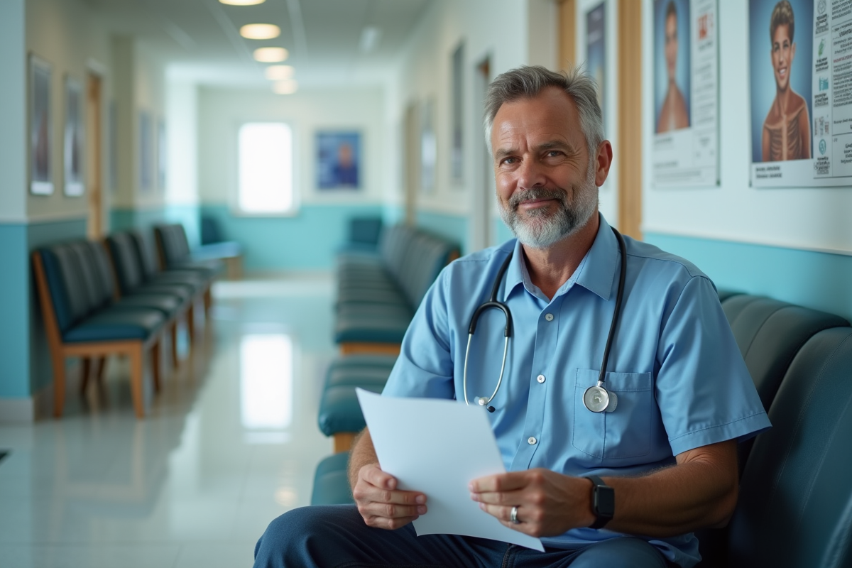 Patient rempli un questionnaire d